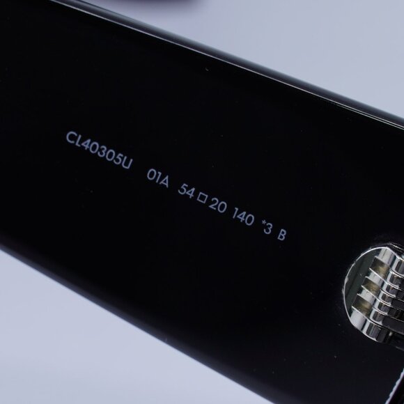 Celine CL40305U 01A Round Sunglasses - Shiny Black/Grey - Picture 7 of 9